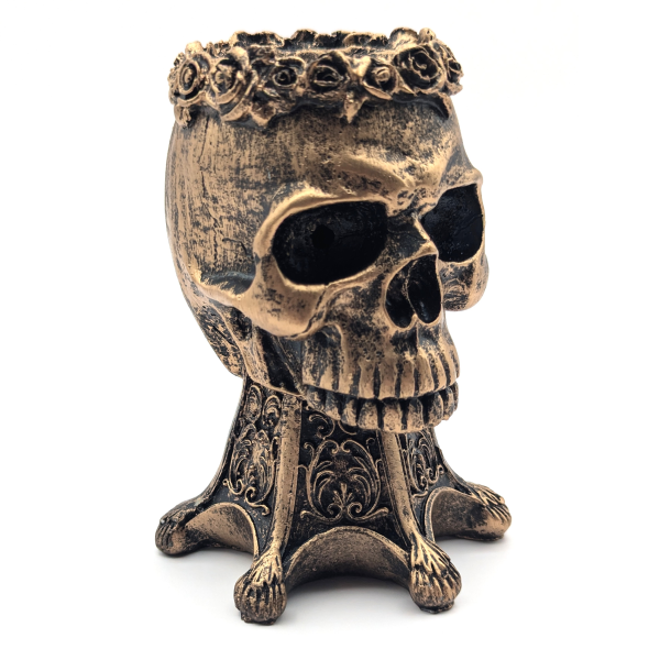 Gothic Skull Backflow Incense Burner