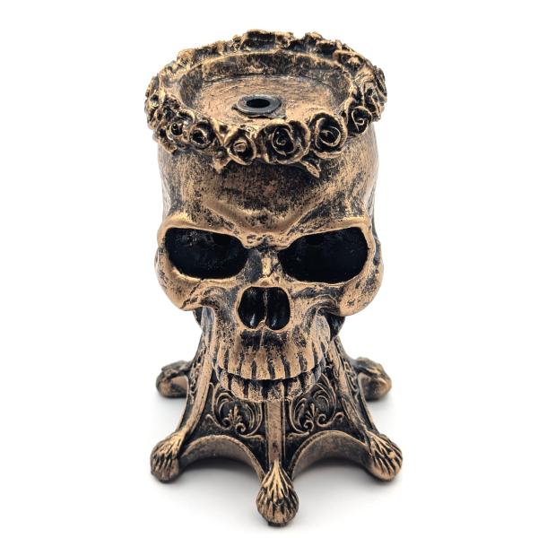 Gothic Skull Backflow Incense Burner