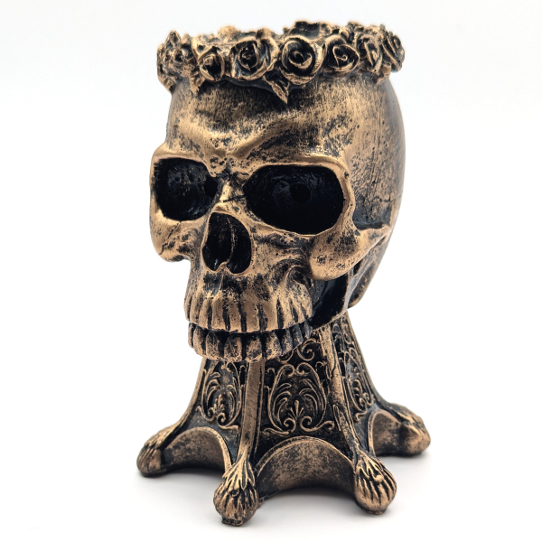 Gothic Skull Backflow Incense Burner