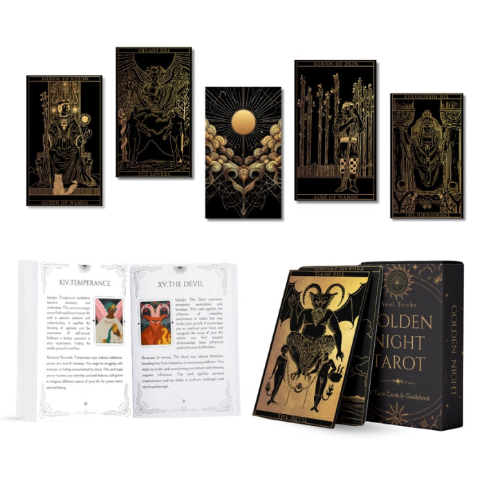 Golden Night Tarot Card Set