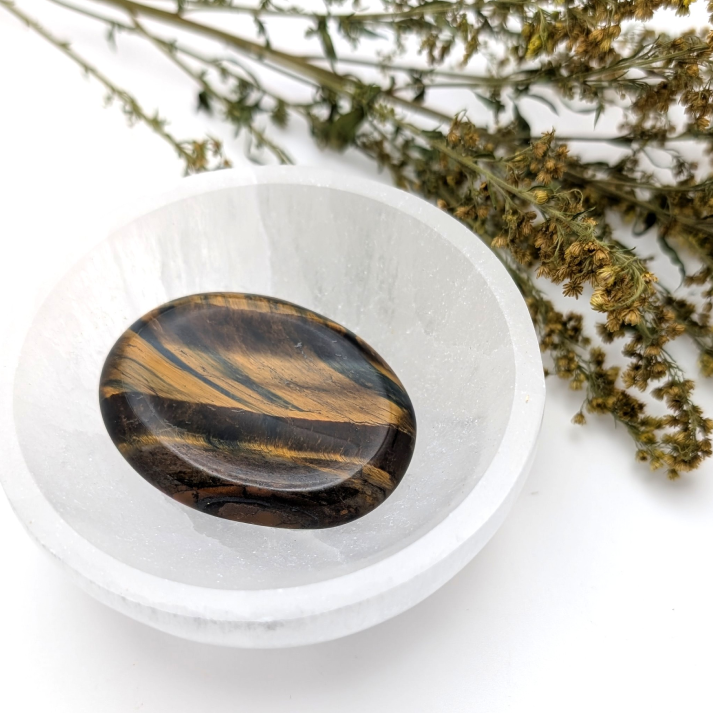 Tiger's Eye Worry Stone