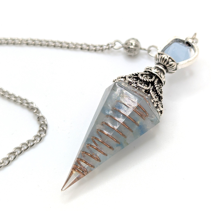 Aquamarine Stone Pendulum