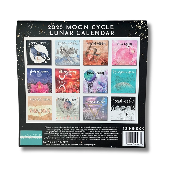 2025 Full Moon Wall Calendar