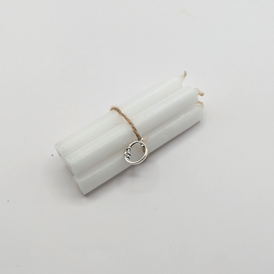 White Chime Candles (Pack of 4)