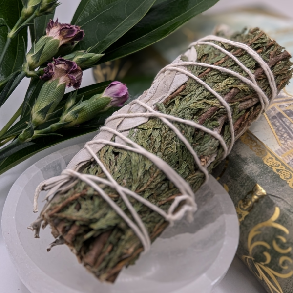 Cedar + White Sage Smudge Sticks (Pack of 2)